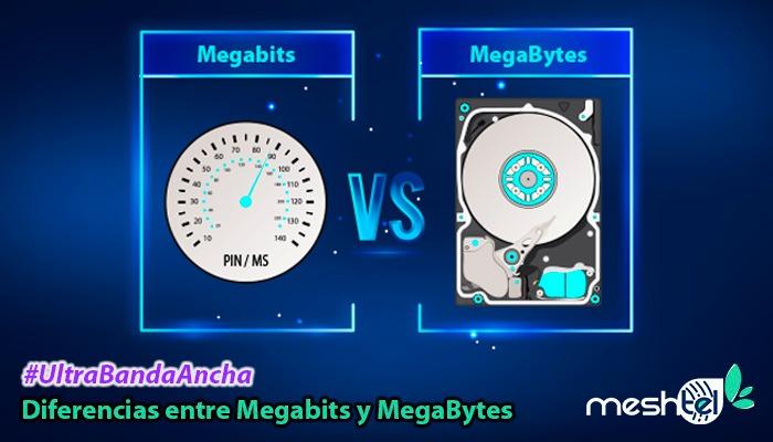 Diferencias entre Megabits y MegaBytes