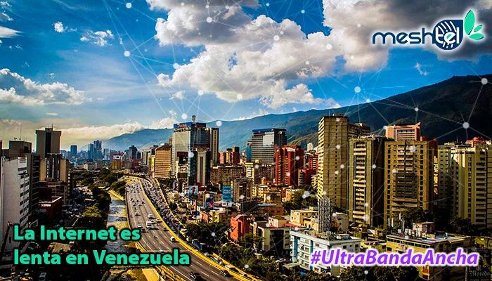 La Internet es lenta en Venezuela
