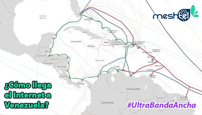 Cómo llega el Internet a Venezuela